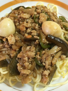 青椒肉絲の素で!あんかけ焼きそば-レシピのメイン写真