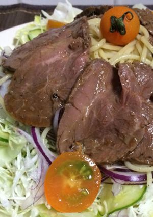 ローストビーフのサラダパスタ-レシピのメイン写真