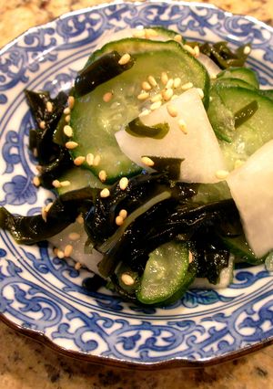 きゅうり、だいこん、わかめの酢の物-レシピのメイン写真