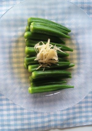 【白だし浸しオクラ♪】-レシピのメイン写真