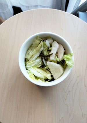 長芋と塩昆布白菜和え物-レシピのメイン写真