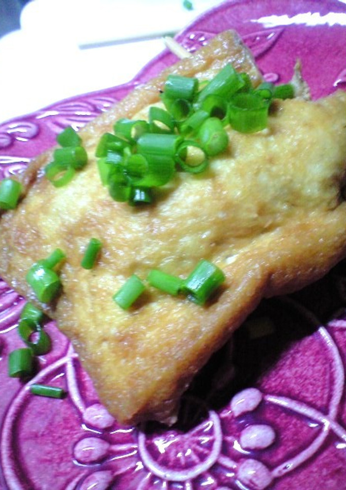 おからとひじきの巾着煮-レシピのメイン写真