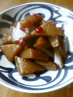 こんにゃくの炒り煮♪-レシピのメイン写真