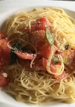 シンプル*トマトの冷製パスタ-レシピのメイン写真