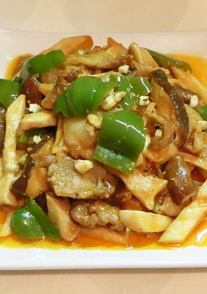 豚肉とキノコのケチャップ炒め-レシピのメイン写真