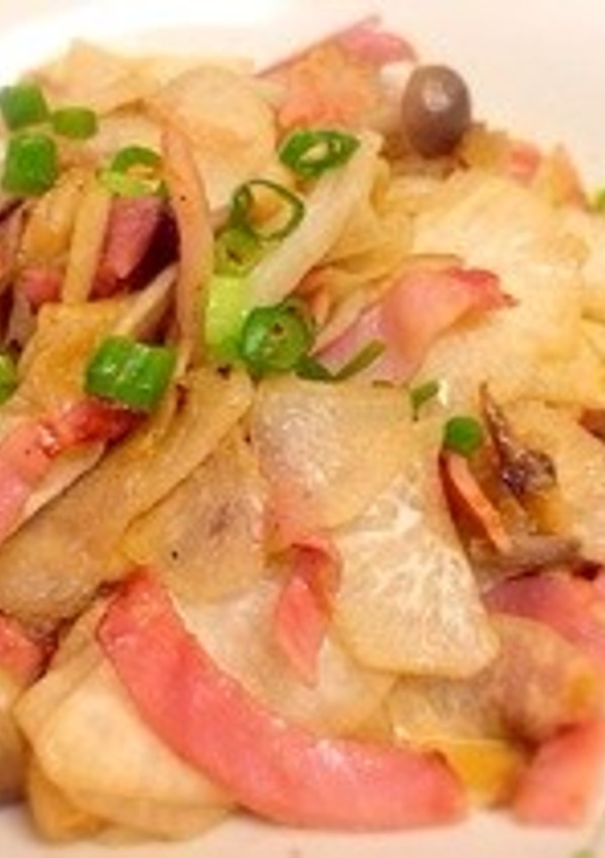 ★簡単★大根とベーコンの炒め物-レシピのメイン写真