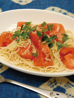 白だしで簡単★トマトとツナの冷製パスタ-レシピのメイン写真