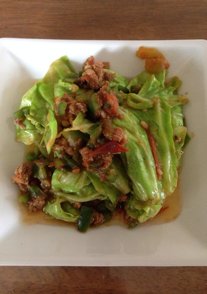 牛ミンチとトマトの野菜炒め-レシピのメイン写真