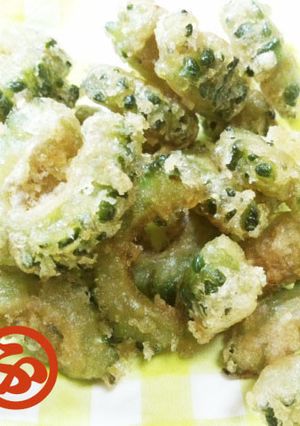 ごま油で♡ゴーヤのにんにくダシダ揚げ♡-レシピのメイン写真