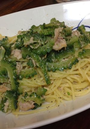 簡単！ツナとゴーヤのパスタ-レシピのメイン写真