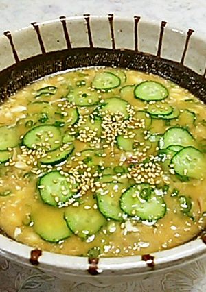 暑い夏に！簡単～ツナ缶で冷や汁-レシピのメイン写真