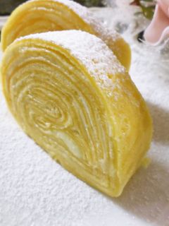 ハチミツとクリームチーズのクレープロール-レシピのメイン写真