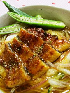 土用丑の日 爽やかたっぷり薬味で鰻素麺-レシピのメイン写真