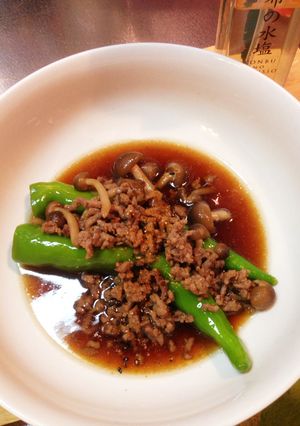 丸ごと万願寺唐辛子の肉詰め-レシピのメイン写真