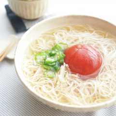 รูปของ *トマトとオクラの生姜そうめん*