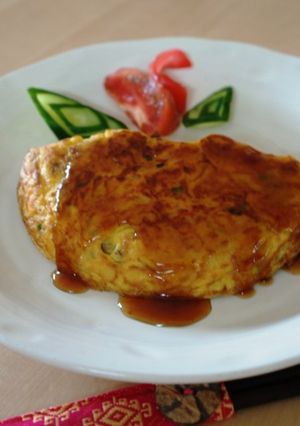 カニ玉風切干大根オムレツ-レシピのメイン写真