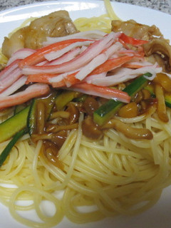 焼き肉のたれで絶品パスタ-レシピのメイン写真