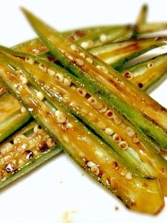簡単!美味♡オクラのバター醤油炒め-レシピのメイン写真