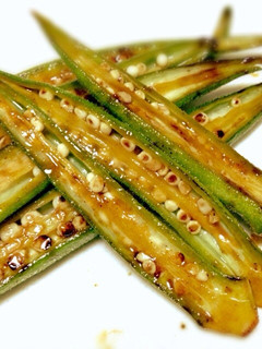 簡単!美味♡オクラのバター醤油炒め-レシピのメイン写真