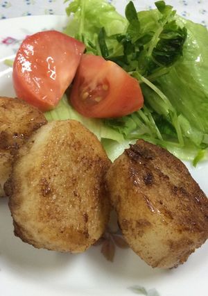 バルサミコ酢でさっぱり！長芋ステーキ-レシピのメイン写真