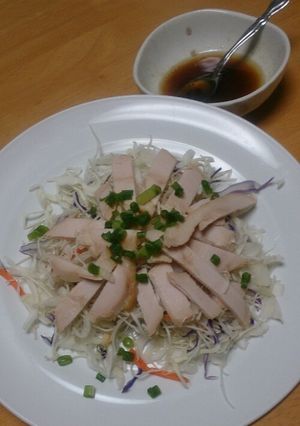 簡単!スモークチキンのサラダ-レシピのメイン写真