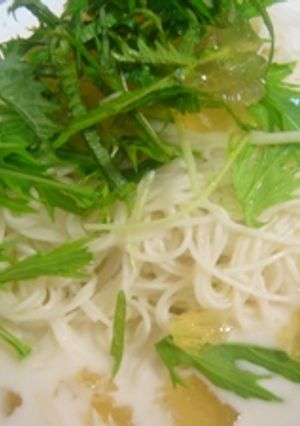 ひんや~り☆ビシソワーズdeそうめん☆-レシピのメイン写真