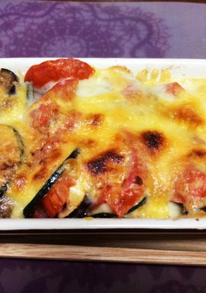 夏野菜の重ね焼き-レシピのメイン写真
