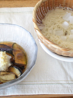 野菜の揚げ浸しそうめん-レシピのメイン写真