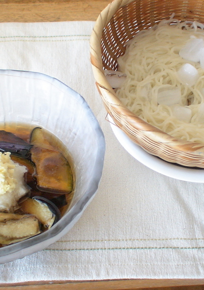 野菜の揚げ浸しそうめん-レシピのメイン写真