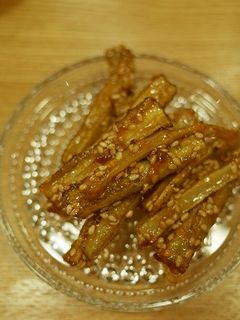 新ごぼうの甘辛揚げ-レシピのメイン写真