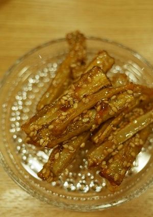 新ごぼうの甘辛揚げ-レシピのメイン写真