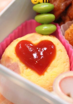 お弁当に＊レンジで簡単まんまるオムレツ-レシピのメイン写真