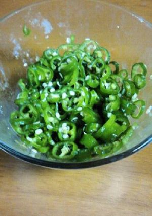 激辛！ご飯が進む青唐辛子-レシピのメイン写真