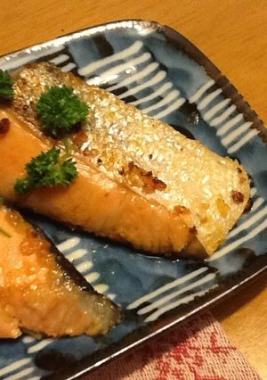 鮭の塩レモン焼き-レシピのメイン写真