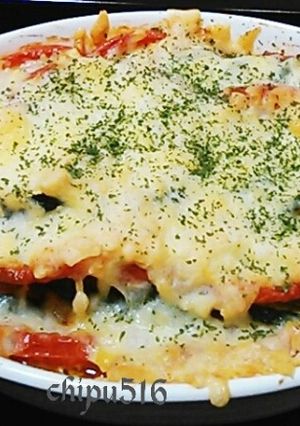 簡単夏野菜ズッキーニとトマトのチーズ焼き-レシピのメイン写真