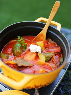 夏野菜◎クミンとナツメグの赤トマトスープ-レシピのメイン写真