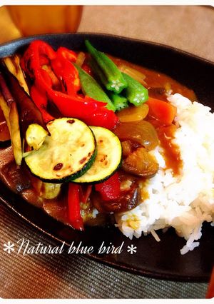 夏野菜チキンカレー-レシピのメイン写真