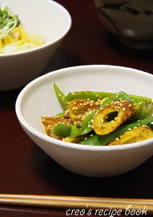 ピーマンとちくわのカレー炒め-レシピのメイン写真