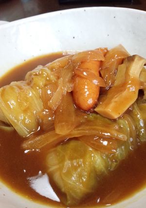 厚揚げでやわらかカレーロールキャベツ♪-レシピのメイン写真