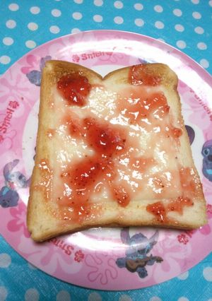 チーズジャムトースト-レシピのメイン写真