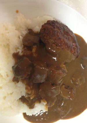 ハンバーグカレー-レシピのメイン写真