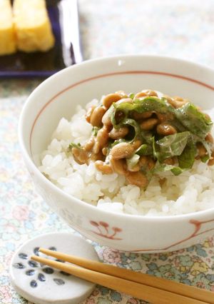 青じそ納豆ごはん-レシピのメイン写真