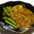 冬瓜とインゲンのひき肉あんかけ♬