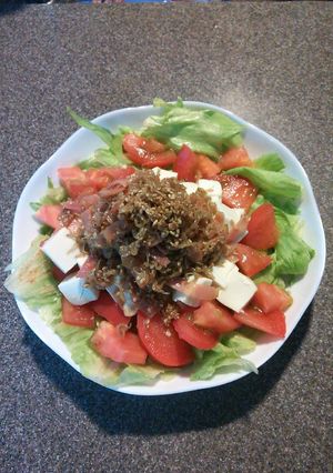 おいしい♪カンタン★じゃこベー豆腐サラダ-レシピのメイン写真