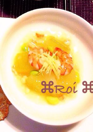 夏バテ☆ダイエット☆簡単！冬瓜の翡翠煮-レシピのメイン写真