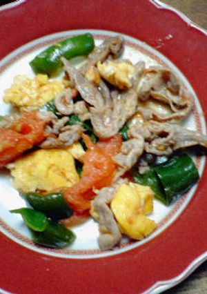 栄養満点！卵とトマトの炒め物-レシピのメイン写真