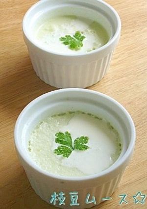 とろ~っと枝豆ムース-レシピのメイン写真