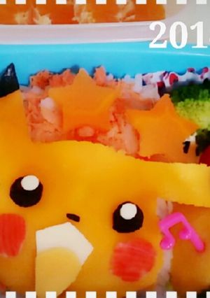 ポケモン☆キャラ弁 (ピカチュウ風)-レシピのメイン写真