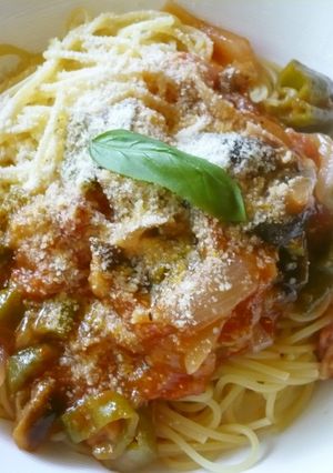 夏野菜のナポリタン-レシピのメイン写真