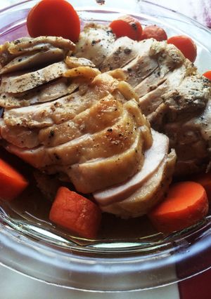 つゆの素&鶏胸肉で大皿料理-レシピのメイン写真